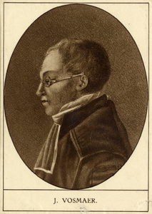 106968 Portret van Jacob Vosmaer, geboren 1783, hoogleraar in de geneeskunde aan de Utrechtse hogeschool (1818-1824); ...